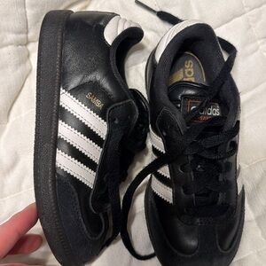Adidas Kids Samba Black White Sneakers